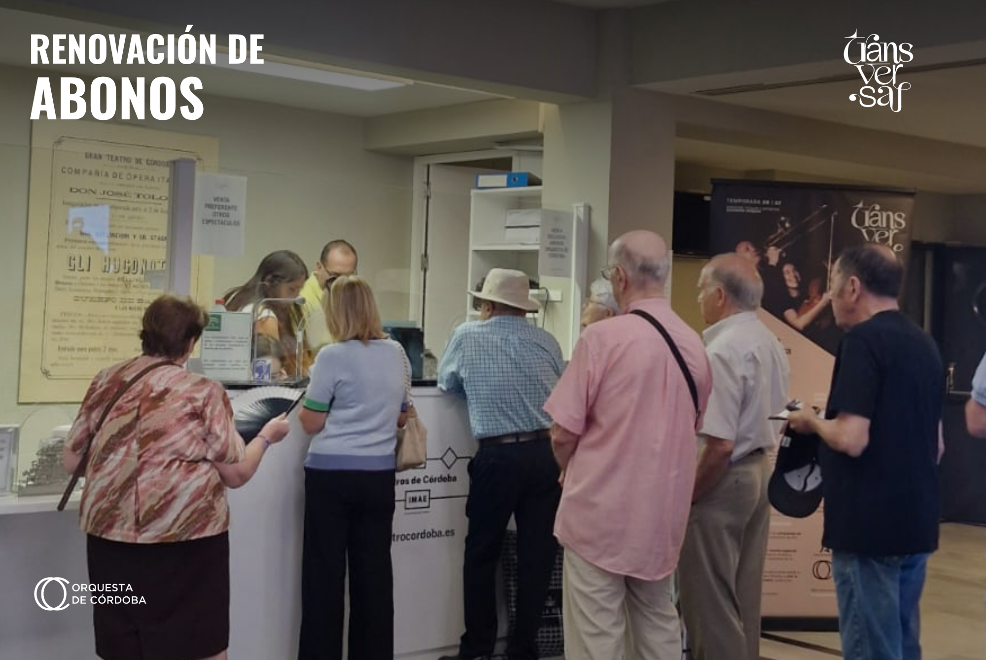 ABIERTO EL PLAZO DE RENOVACIÓN DE ABONOS DE LA ORQUESTA DE CÓRDOBA